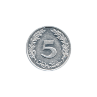 Preview 5 millimes, 1416 (1996) reverse