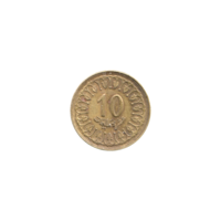 Preview 10 millimes, 1418 (1997) reverse