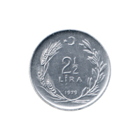 Preview 2½ Liras, 1979 reverse