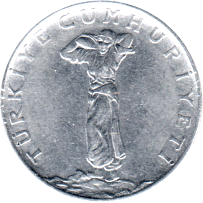 25 kuruş, 1968 Obverse