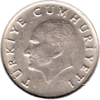 50 Liras, 1985 Obverse