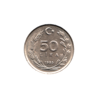Preview 50 Liras, 1985 reverse