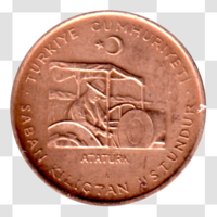 Preview 10 kuruş, 1971 obverse