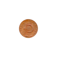 Preview 5 kuruş, 1971 obverse