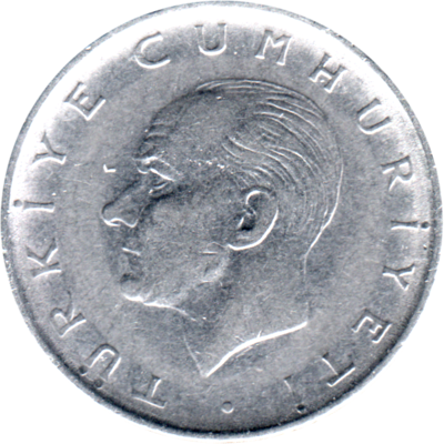 1 Lira, 1968 Obverse
