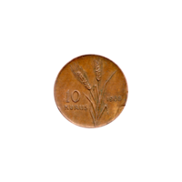 Preview 10 kuruş, 1968 reverse