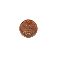 Preview 1000 Liras, 1996 reverse
