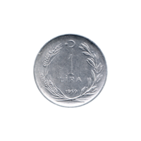 Preview 1 Lira, 1959 reverse