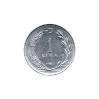 Preview 1 Lira, 1967 reverse