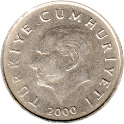 50000 Liras, 2000 Obverse