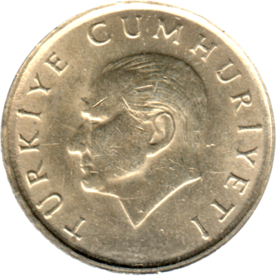25000 Liras, 2000 Obverse