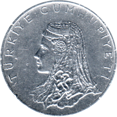 50 kuruş, 1975 Obverse
