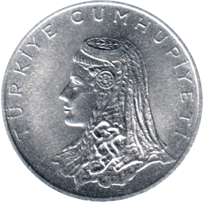 50 kuruş, 1972 Obverse