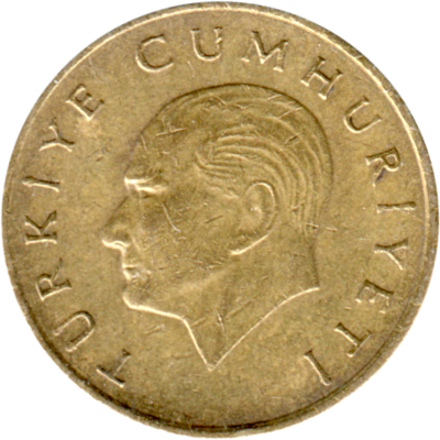 100 Liras, 1988 Obverse