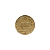 Preview 100 Liras, 1988 reverse