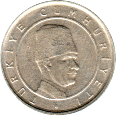 100000 Liras, 2002 Obverse