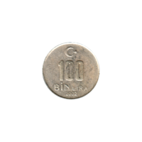 Preview 100000 Liras, 2002 reverse