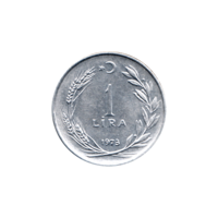 Preview 1 Lira, 1973 reverse