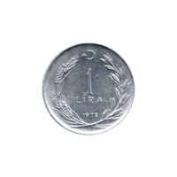 Preview 1 Lira, 1978 reverse