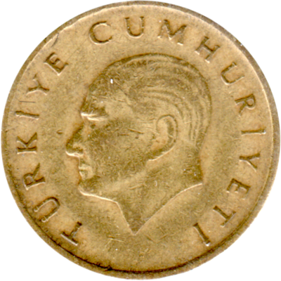 100 Liras, 1989 Obverse