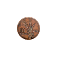 Preview 10 kuruş, 1972 reverse