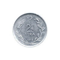 Preview 2½ Liras, 1978 reverse