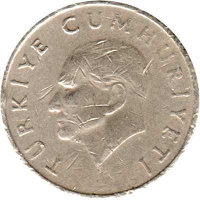 10000 Liras, 1994 Obverse