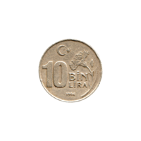 Preview 10000 Liras, 1994 reverse