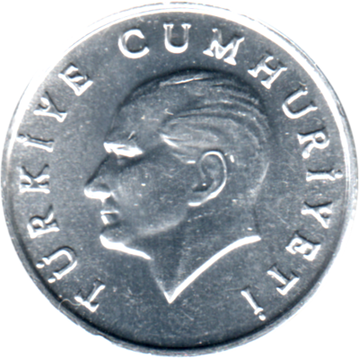5 Liras, 1987 Obverse