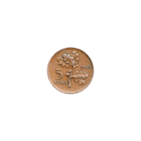Preview 5 kuruş, 1968 reverse