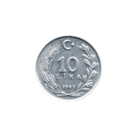 Preview 10 Liras, 1985 reverse