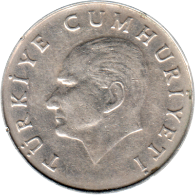 50 Liras, 1986 Obverse