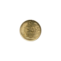 Preview 50 Liras, 1990 reverse