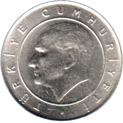50000 Liras, 2001 Obverse