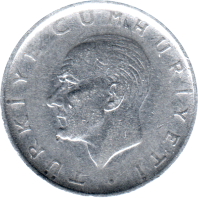 1 Lira, 1963 Obverse