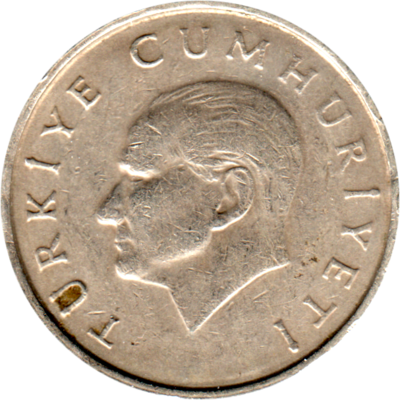 25000 Liras, 1999 Obverse