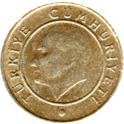 5 kuruş, 2011 Obverse