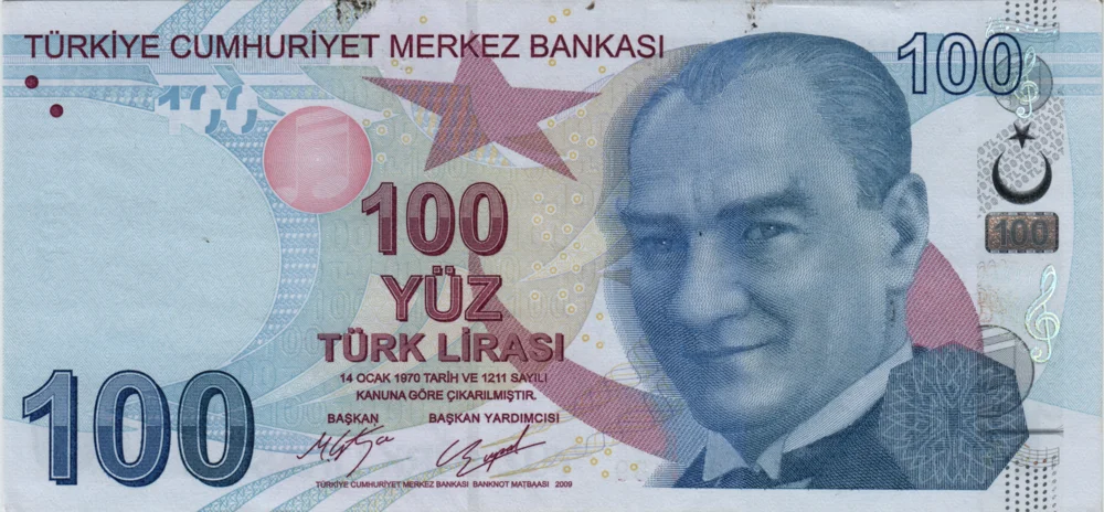 100 Liras, 2009 Obverse