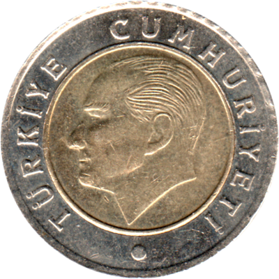 50 kuruş, 2022 Obverse