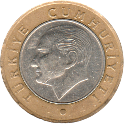 1 Lira, 2011 Obverse