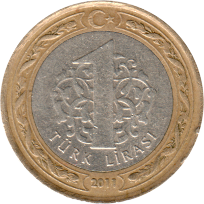 1 Lira, 2011 Reverse