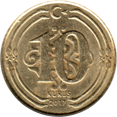 10 kuruş, 2017 Reverse