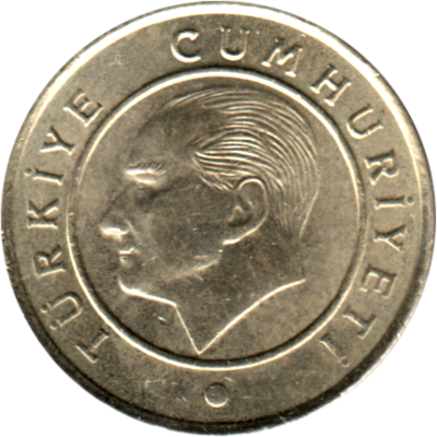 10 kuruş, 2019 Obverse