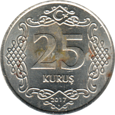 25 kuruş, 2017 Reverse