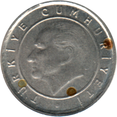 5 kuruş, 2007 Obverse