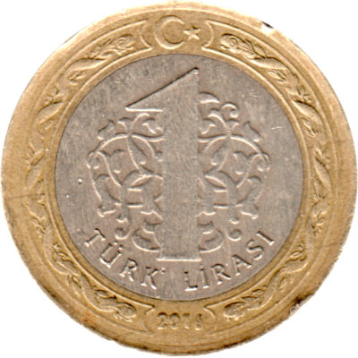 1 Lira, 2016 Reverse