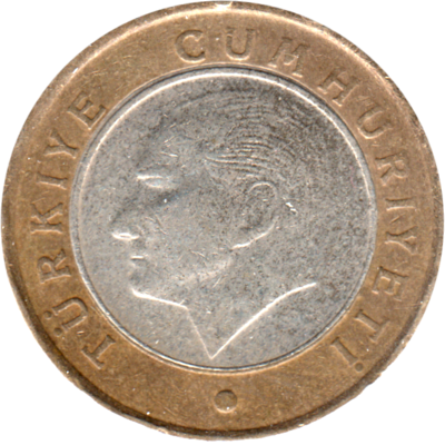 1 Lira, 2012 Obverse
