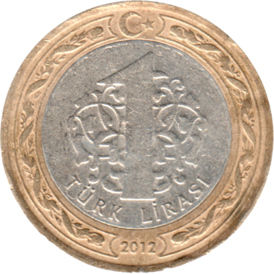1 Lira, 2012 Reverse