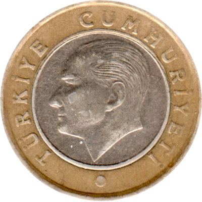 1 Lira, 2009 Obverse