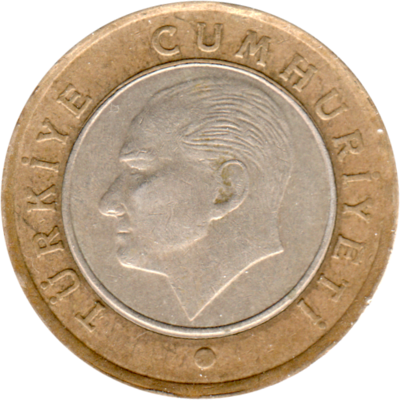 1 Lira, 2014 Obverse